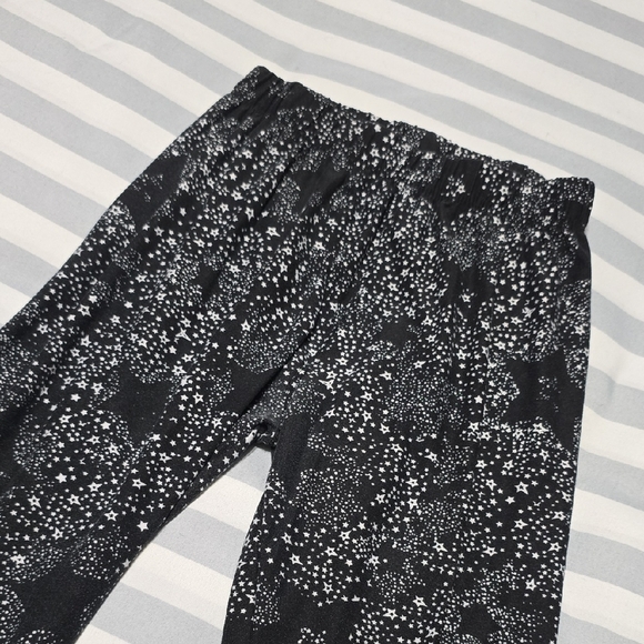 Sweetlegs Pants - SweetLegs Starry Black and White Leggings